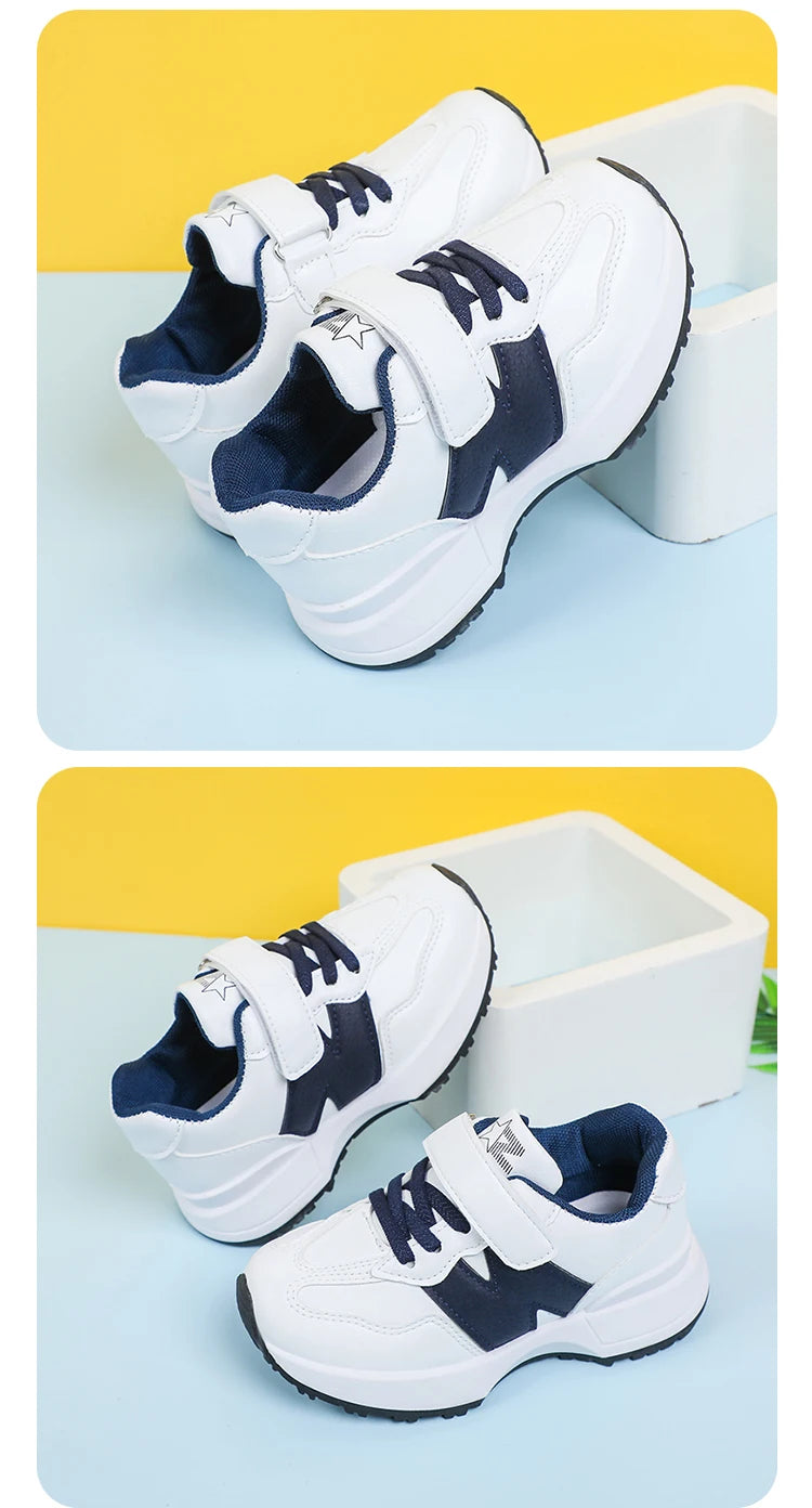 Kids Shoes For Boy 2024 Fashion Girls Soft Sneaker Sports Running  Children Flat Casual Sneakers Shoe