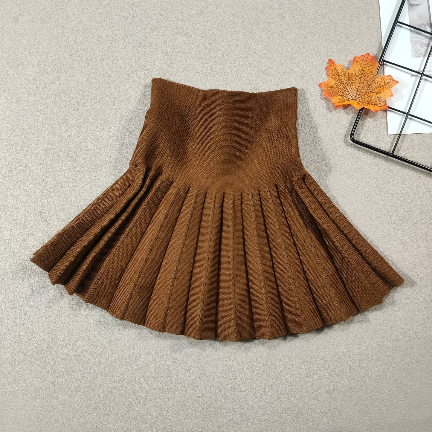 Kids Skirt  Girls' Pleated Skirt Solid Sweet Pink Beach Skirt Black Cute Mini Skirt Slim Fit Baby Princess Skirt 2-12 Years