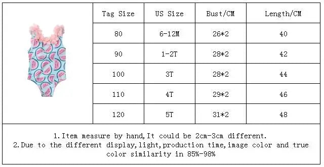 Baby Girls Swim Summer Bikini Set Cute Floral Toddler Kids Swimming Suits One-Piece Beach Wear Summer Sunbeach Swimsuit