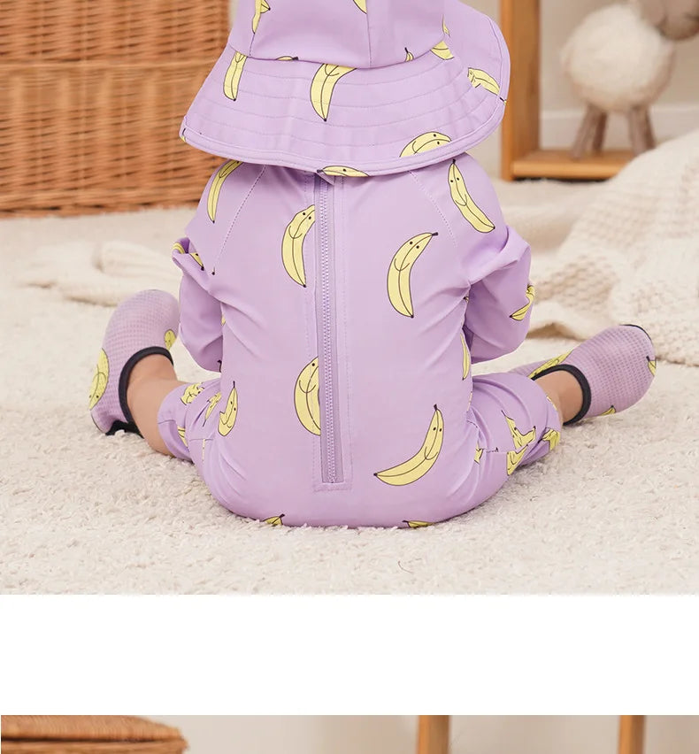 Baby Swimwear 2025 New Children's One-piece Swimsuit Sunscreen Quick-drying Bathing Suit for Kids Korean Boys Girls Surf Clothes