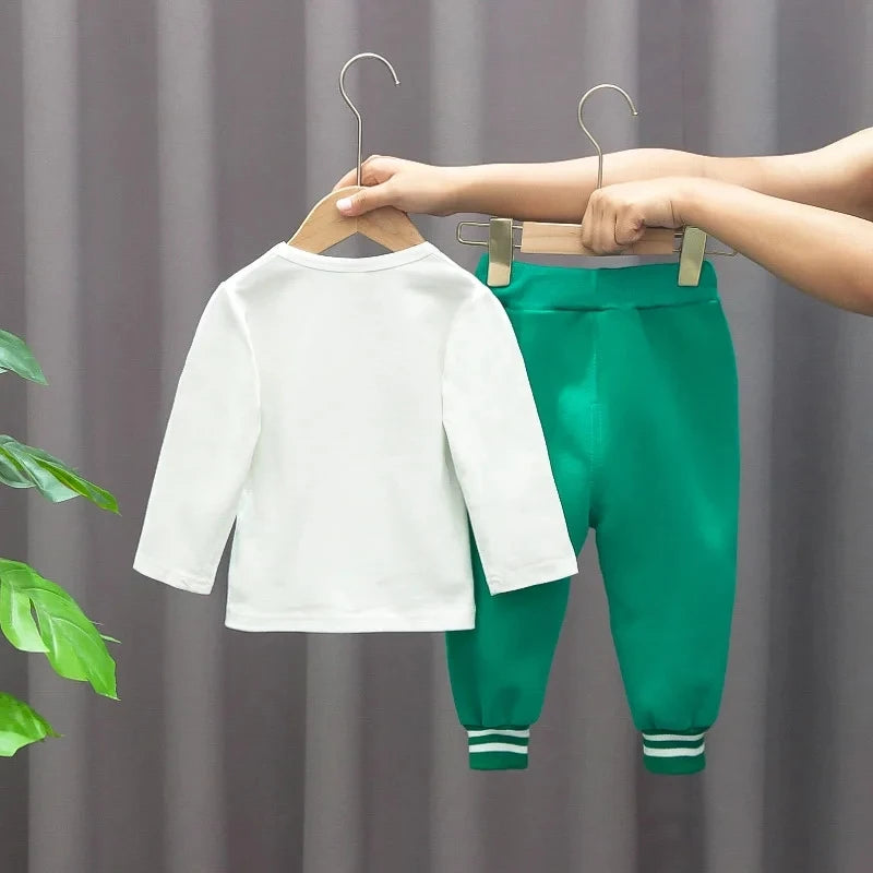 Kids Baseball Clothing Suit Boys Girls Casual Sports Sets 3 Pcs Coat Pants tripartite Spring Autumn Thin Baby Tracksuit Outfits