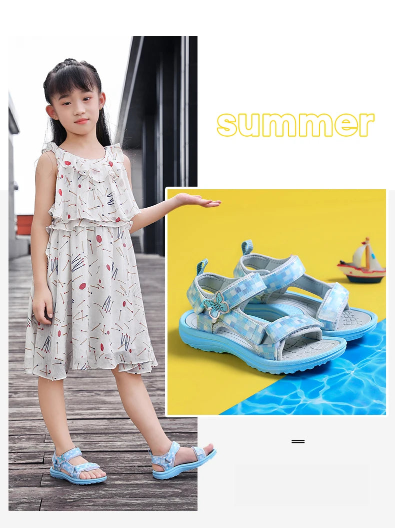 Kids Girl Sandals Shoes Summer Wear Cool Fashionable Girls' Sandals Soft Comfortable