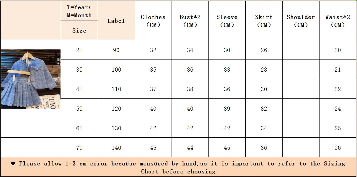 Children's Clothing Sets Plaid Cardigan + Pleated Skirt 2pcs Sets Kids Clothes Girls Skirt Sets Toddler Girl Clothes