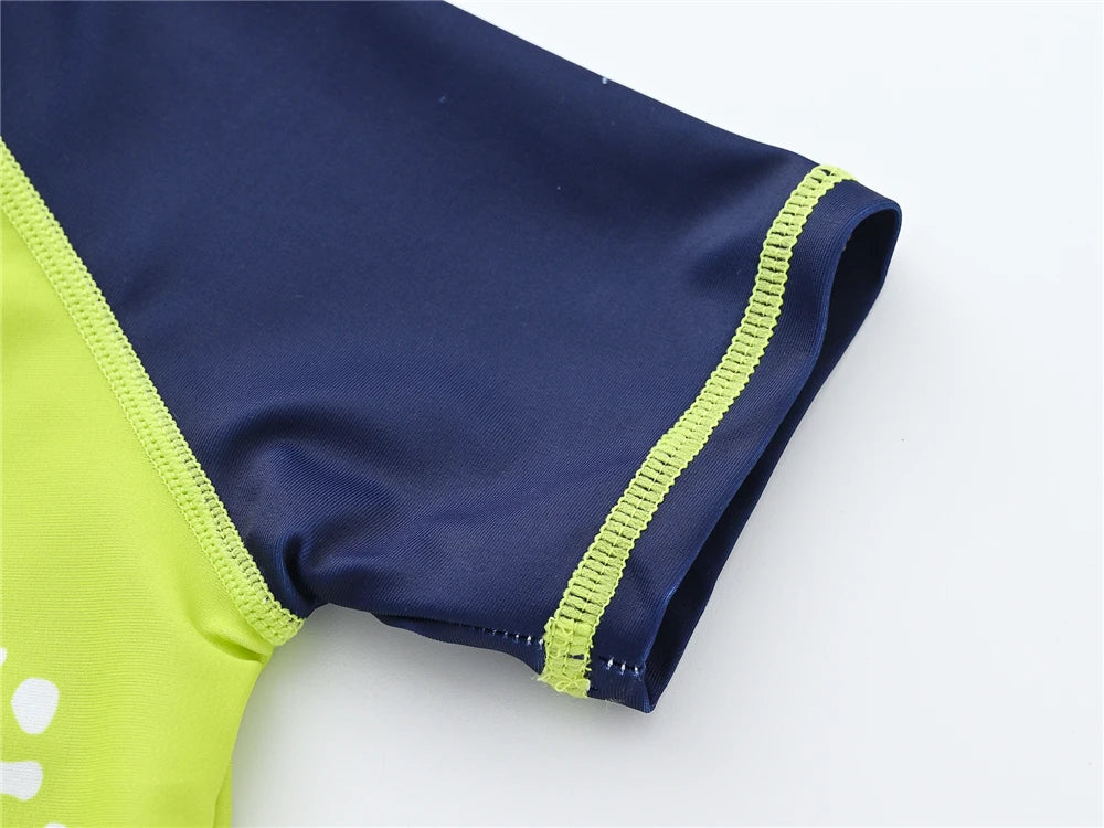 Kids Boy Swimsuit Cool Print 2 Pcs/lot 1-7 Years Summer Children Board Shorts Children Boys Swimwear Beach Surfing
