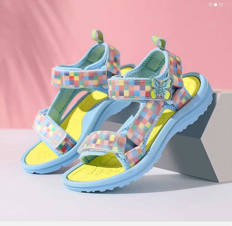 Kids Girl Sandals Shoes Summer Wear Cool Fashionable Girls' Sandals Soft Comfortable