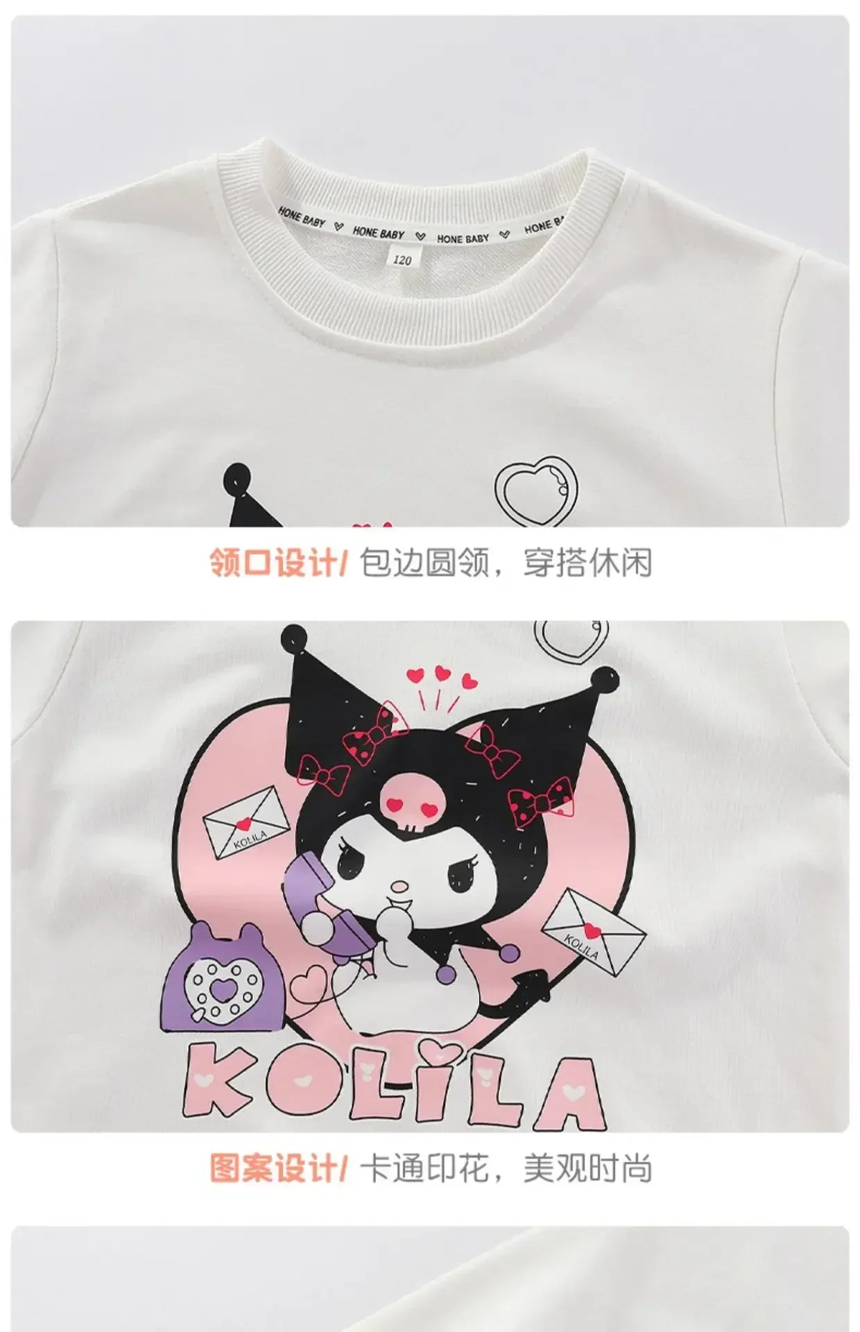 ensemble 3 pieces pour enfant Fille
