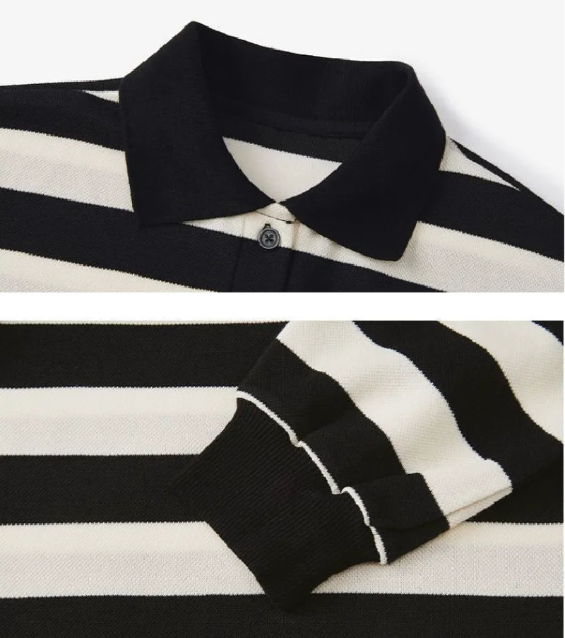 Girls Stripes Dresses Autumn Spring Long Sleeve polo neck Sweatshirt Dress Kids Fashion Casual Clothes 1-10 Years