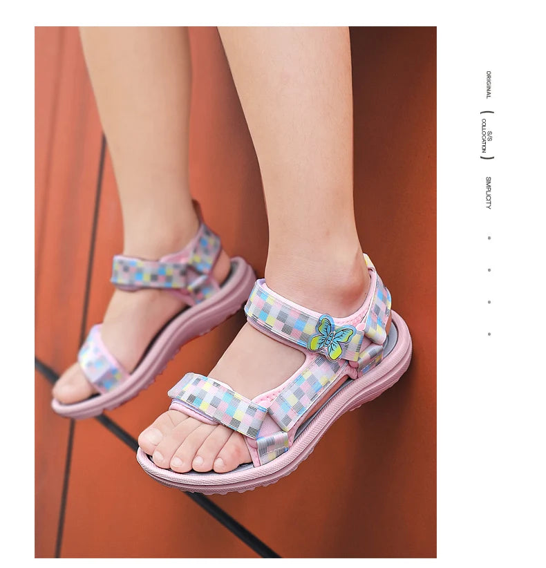 Kids Girl Sandals Shoes Summer Wear Cool Fashionable Girls' Sandals Soft Comfortable
