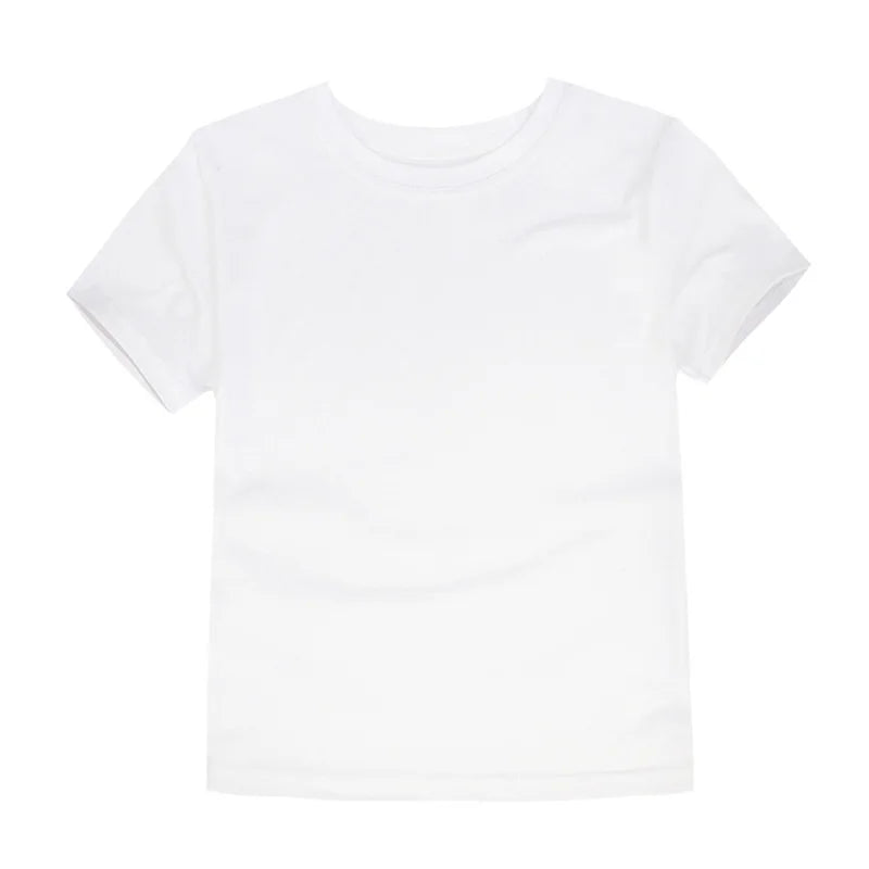 1 3 5 7 9 11 13 Years Children's Clothes Summer Boys Sport Tops Teen T-shirts Girls Cotton Tees Baby Solid Short Sleeve Shirts