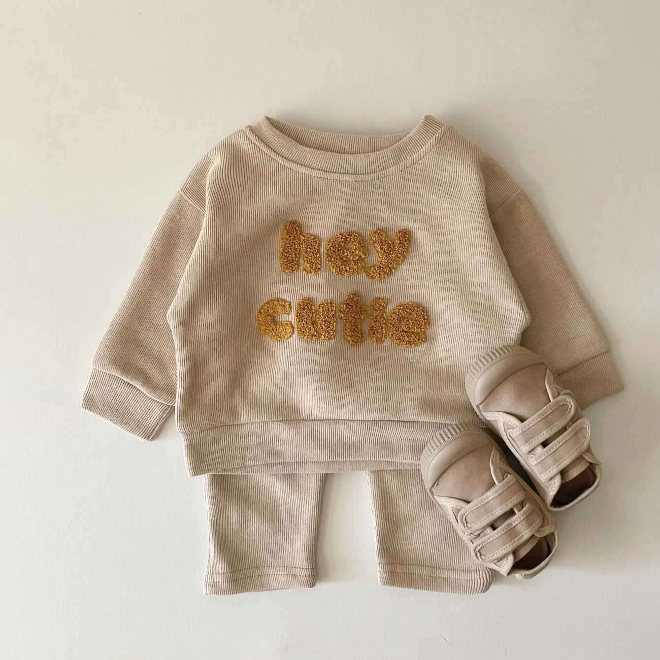 Children's Clothing Girls Sets Kids Suit Boy Autumn Spring Cotton Tracksuit Pullovers Tops+Pants 2PCS Long Sleeves Outfits