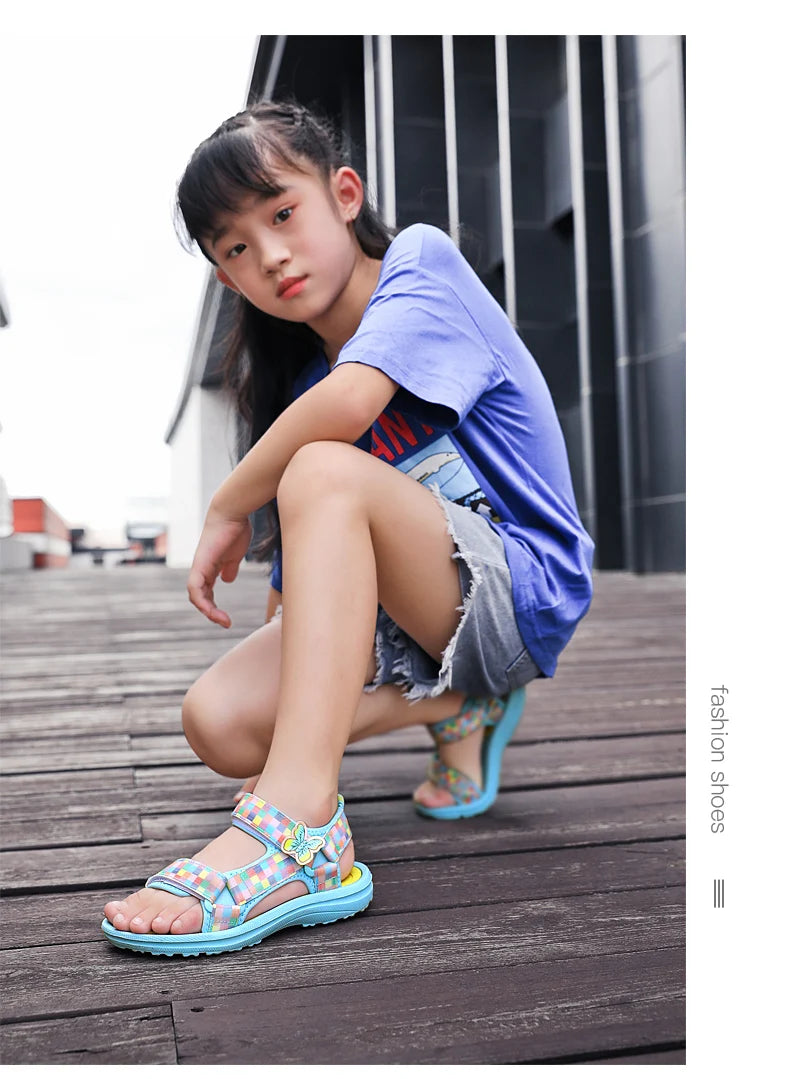 Kids Girl Sandals Shoes Summer Wear Cool Fashionable Girls' Sandals Soft Comfortable