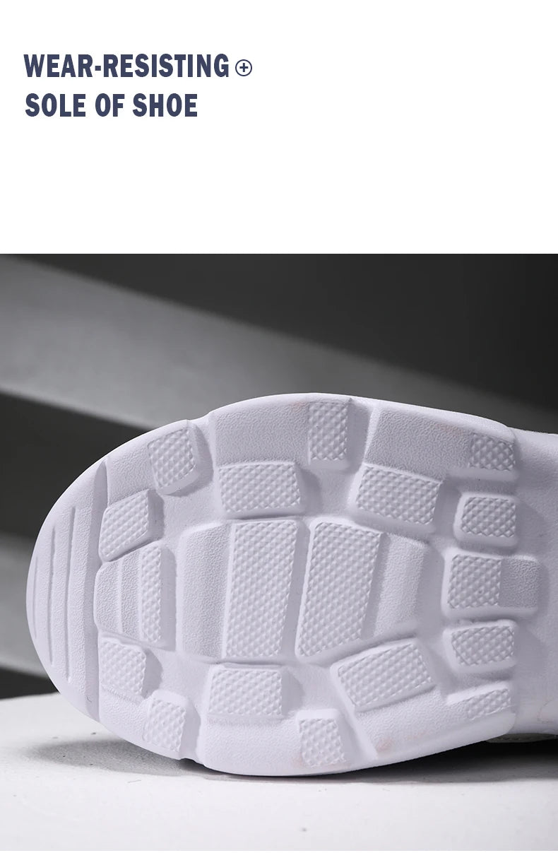 Kids Fashion Sport Casual Sneakers for Boys Leather Upper Children's Outdoor Lightweight Shock-Absorbing Running Shoes