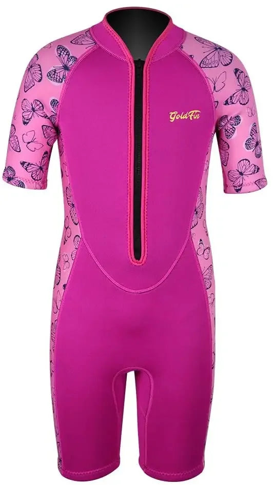 Kids Wetsuits Shorty Youth Wetsuit 2mm Neoprene Swimsuit for Kids Boys Girls Toddler Water Aerobics Swimming Diving Surfing