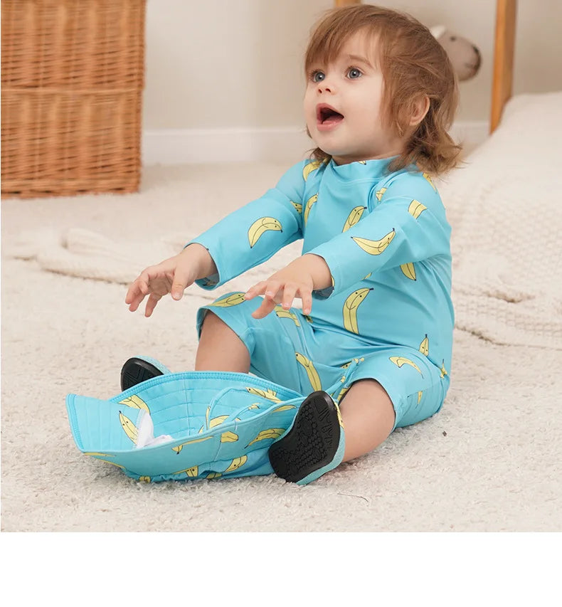 Baby Swimwear 2025 New Children's One-piece Swimsuit Sunscreen Quick-drying Bathing Suit for Kids Korean Boys Girls Surf Clothes