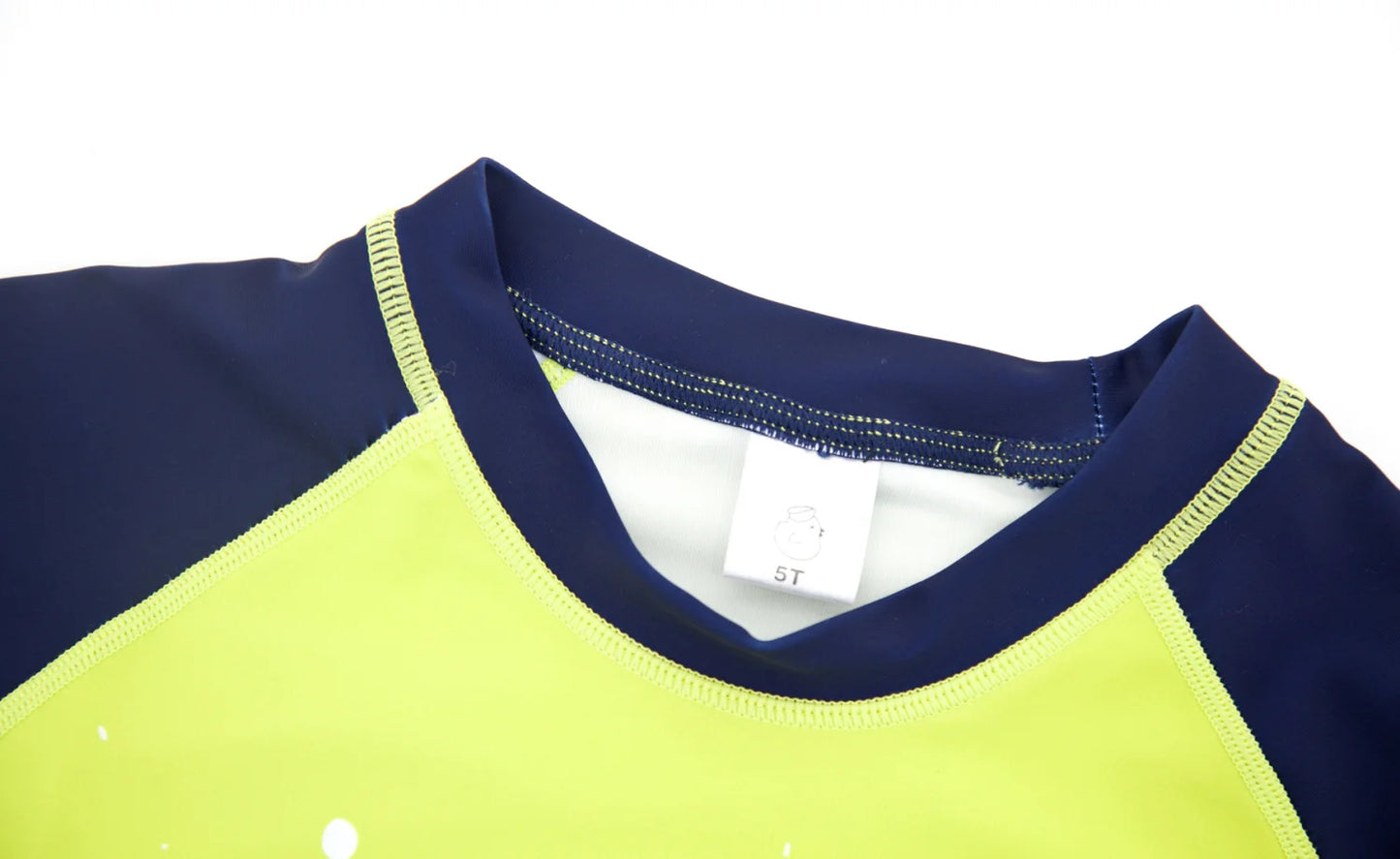 Summer Children Swimsuit Boys With Shorts Shark Printing Kids Boy Sports Suit Hat Swimwear Kids Boardshort  Praia Menino