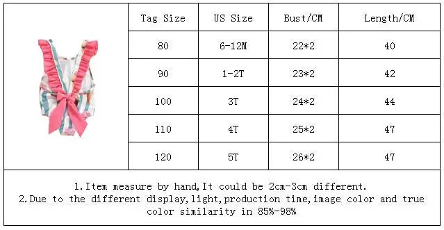 Baby Girls Swim Summer Bikini Set Cute Floral Toddler Kids Swimming Suits One-Piece Beach Wear Summer Sunbeach Swimsuit
