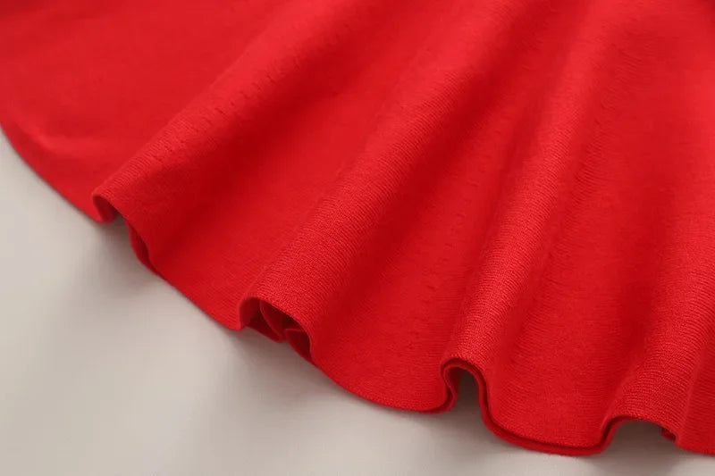 Children's Dresses Lapel Dress Stylish Slim-fit Sweater Dress Knitted Sweater Toddler Girl Winter Clothes Kids Knitwear
