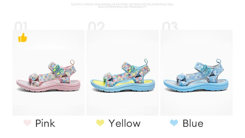Kids Girl Sandals Shoes Summer Wear Cool Fashionable Girls' Sandals Soft Comfortable