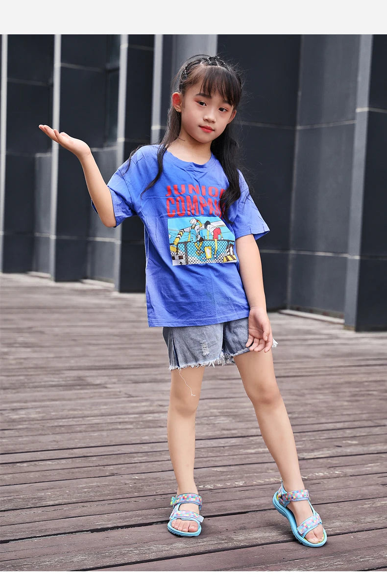 Kids Girl Sandals Shoes Summer Wear Cool Fashionable Girls' Sandals Soft Comfortable