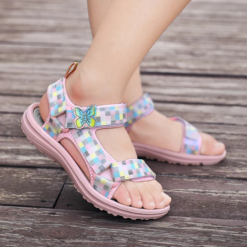 Kids Girl Sandals Shoes Summer Wear Cool Fashionable Girls' Sandals Soft Comfortable